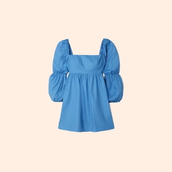 Reformation Dresses Reformation Michaela Dress Azure Poshmark